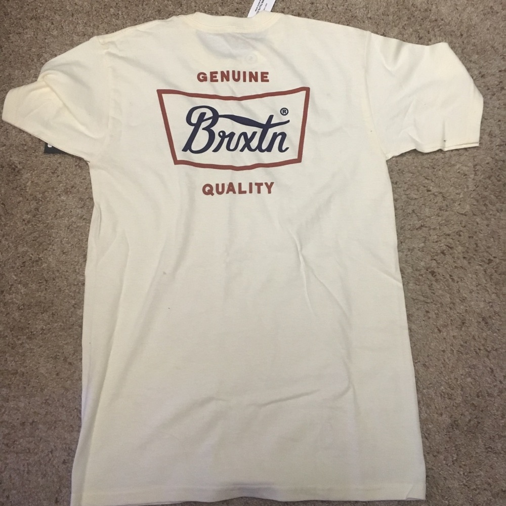 White Brixton t shirt